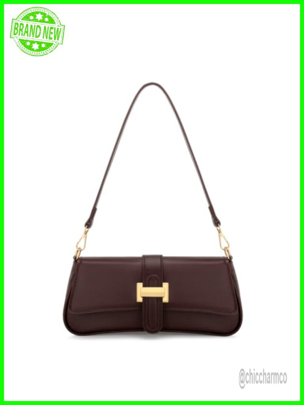 Small Hobo Shoulder Bag Mini Retro Clutch Purse PU Leather